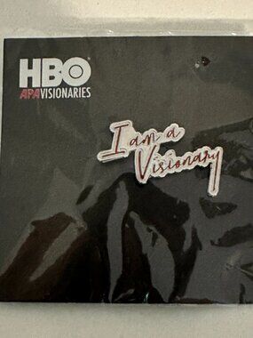 HBO APA Visionaries “I Am a Visionary” Enamel Pin New in Package